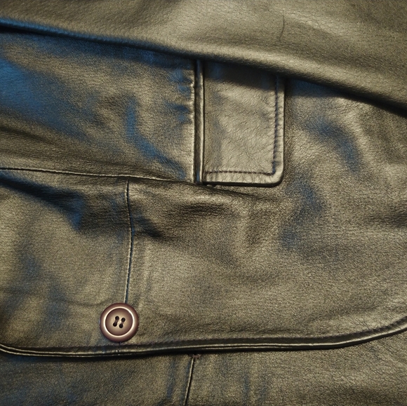 NEW Leather Jacket ( S) - Picture 3 of 8